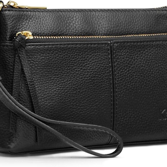 Leather Crossbody Bags for Women, Small Wristlet Purses for Women - Picture 1 of 6